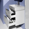 Шкафчик для раковины LAUFEN BASE 810285, с 2 ящиками, белый матовый 4.0235.2.110.260.1